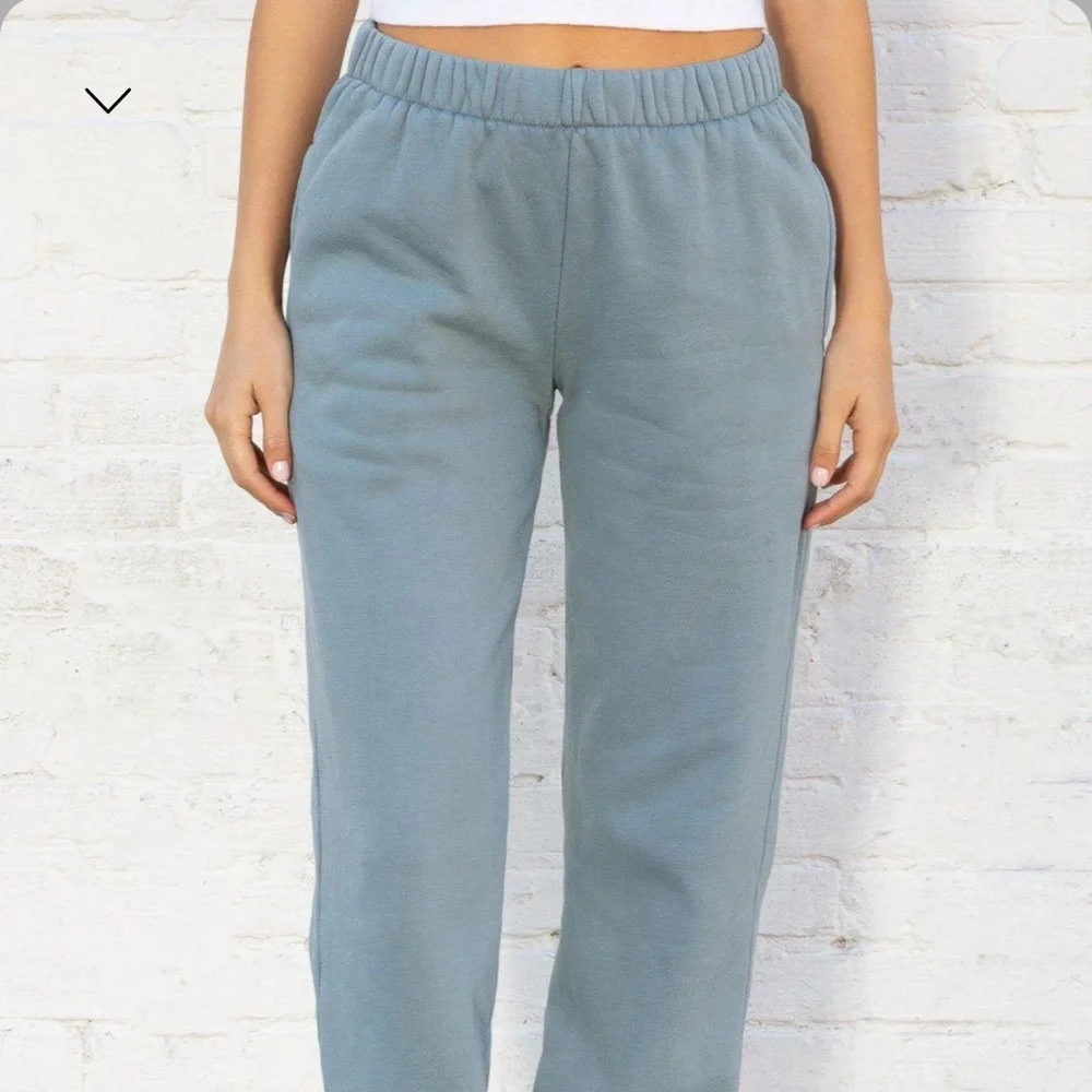 NWT brandy melville sage green rosa soft sweatpants - Picture 7 of 7